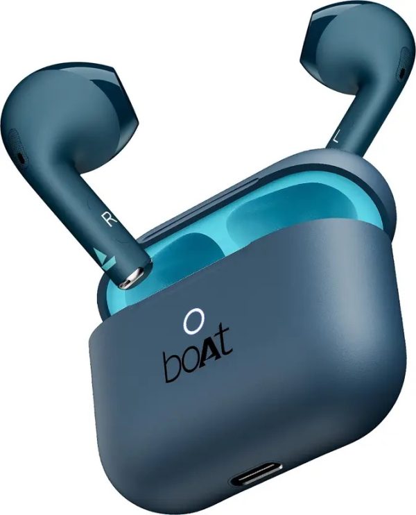 boAt Airdopes Alpha with 35 & 40 HRS Playback, 13mm Drivers, Dual Mics ENx & Beast Mode Bluetooth  (Swedish White, In the Ear) - Image 4