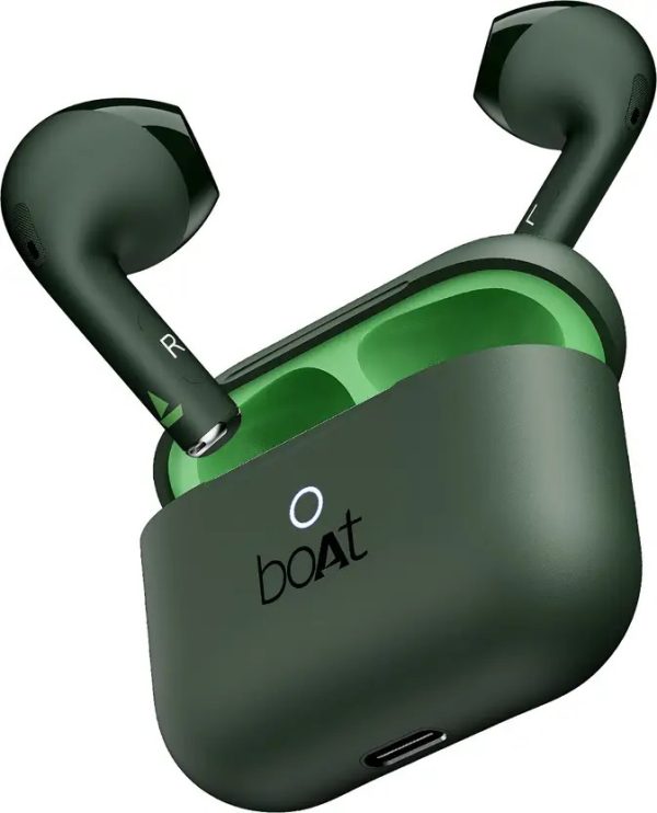 boAt Airdopes Alpha with 35 & 40 HRS Playback, 13mm Drivers, Dual Mics ENx & Beast Mode Bluetooth  (Swedish White, In the Ear) - Image 6